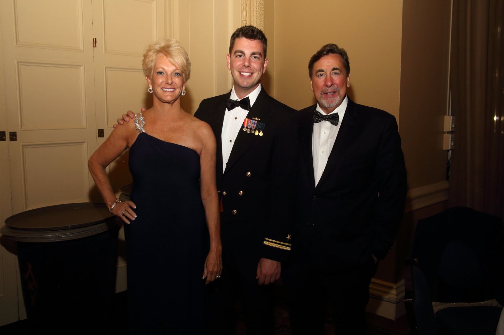 Gerry Mueller, LTJG Brandon Mueller, Steve Mueller